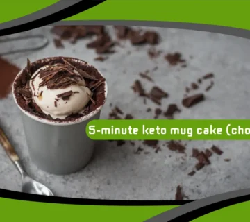 5-Minute Keto Mug Cake (Chocolate)
