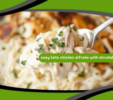 Easy Keto Chicken Alfredo with Shirataki Noodles