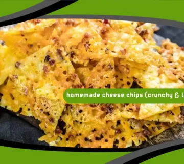Homemade Cheese Chips (Crunchy & Low-Carb)