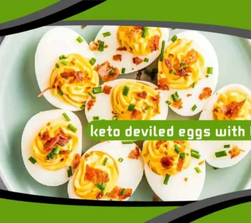 Keto Deviled Eggs with Bacon