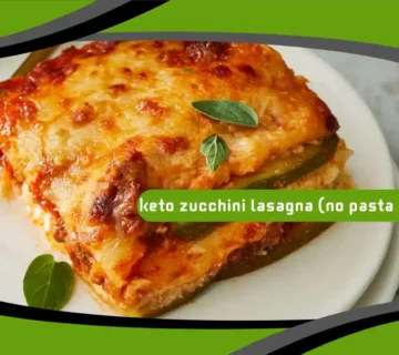 Keto Zucchini Lasagna (No Pasta Needed!)