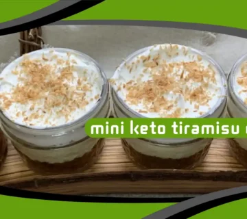 Mini Keto Tiramisu Cups